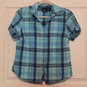 Erika petite medium button up